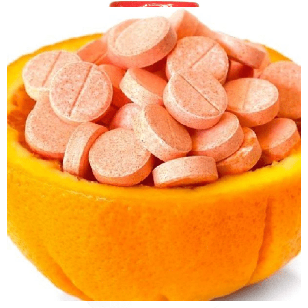 Kirkland Vitamin C 500mg Chewable – Tangy Orange (500 Tablets)