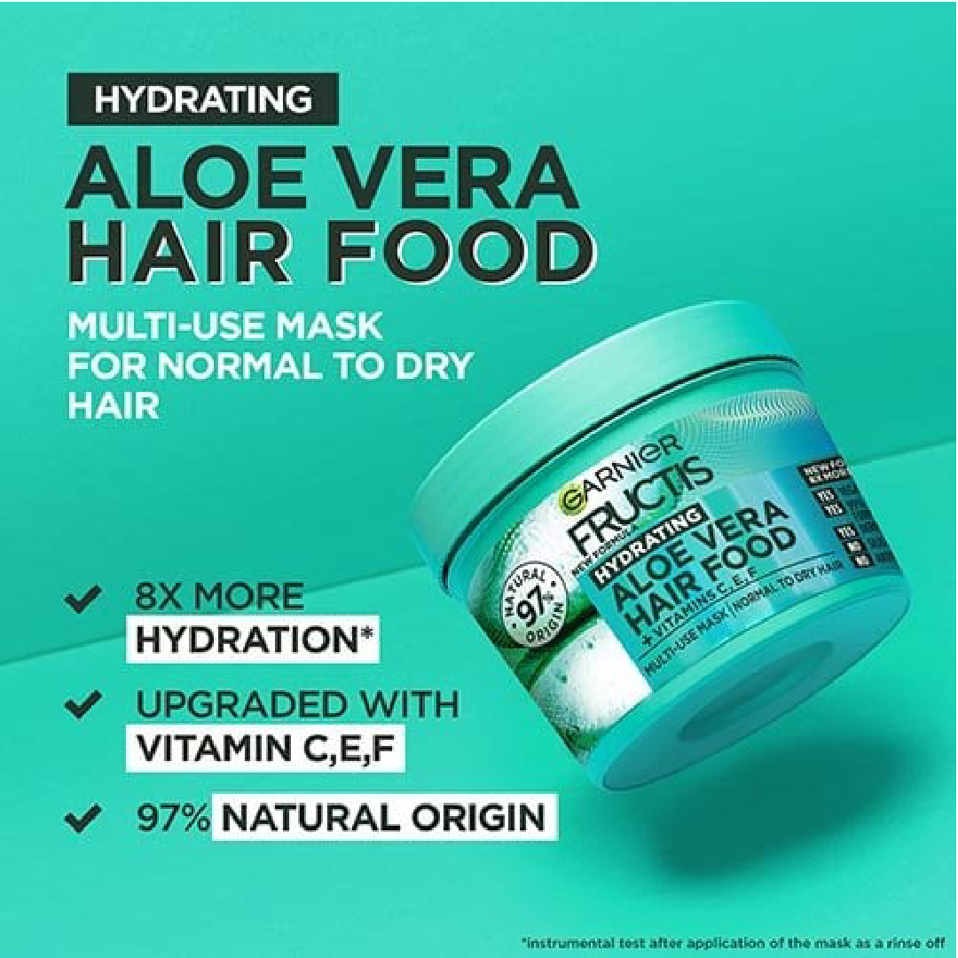 Garnier Aloe Vera 3-in-1 Hair Food Mask 390ml