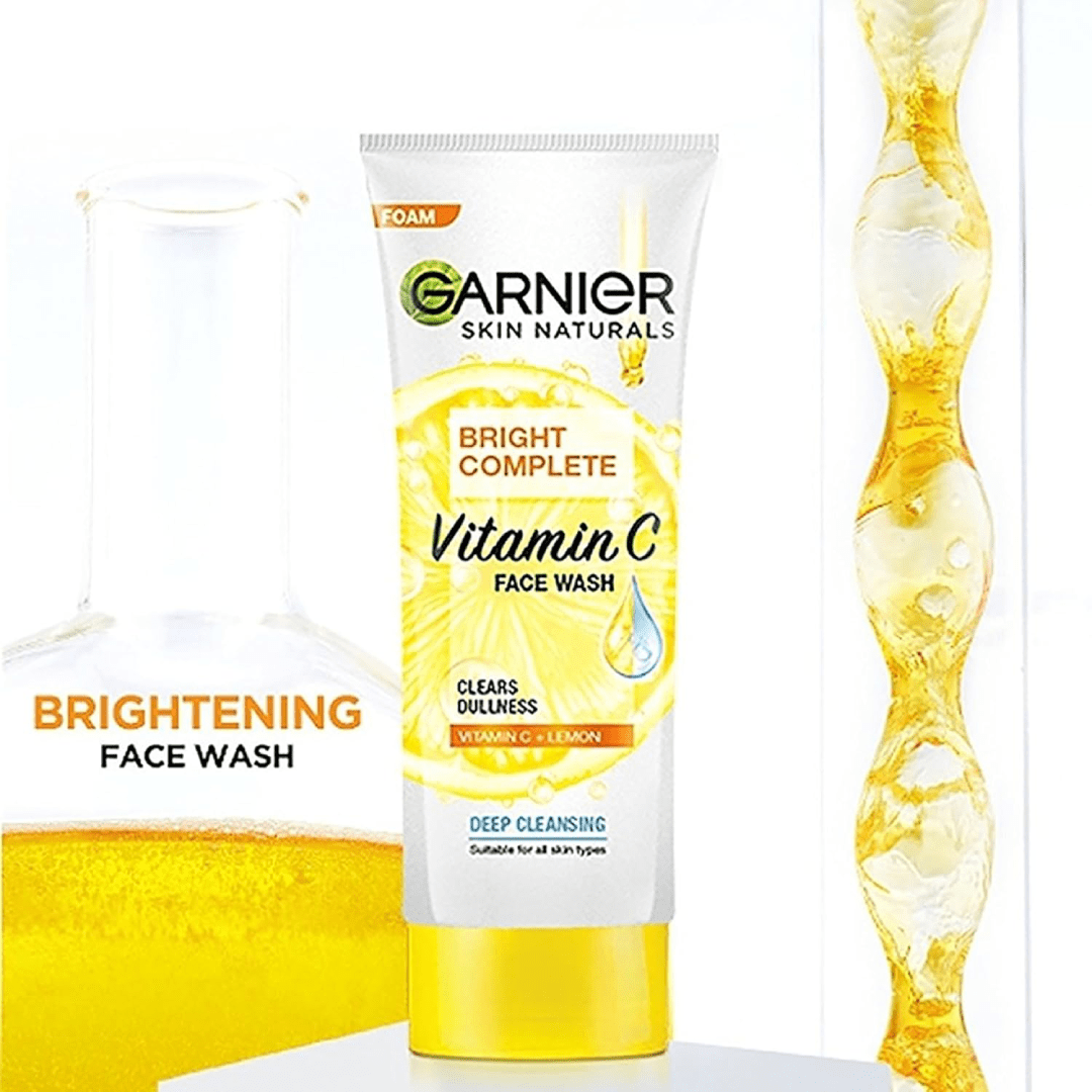 Garnier Bright Complete Vitamin C Face Wash 100g