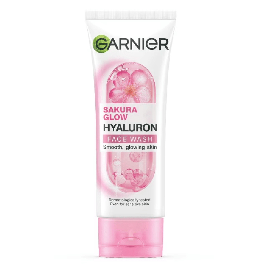 Garnier Sakura Glow Hyaluron Face Wash 100ml