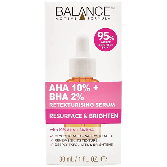 Balance AHA 10% + BHA 2% Resurfacing Serum 30ml