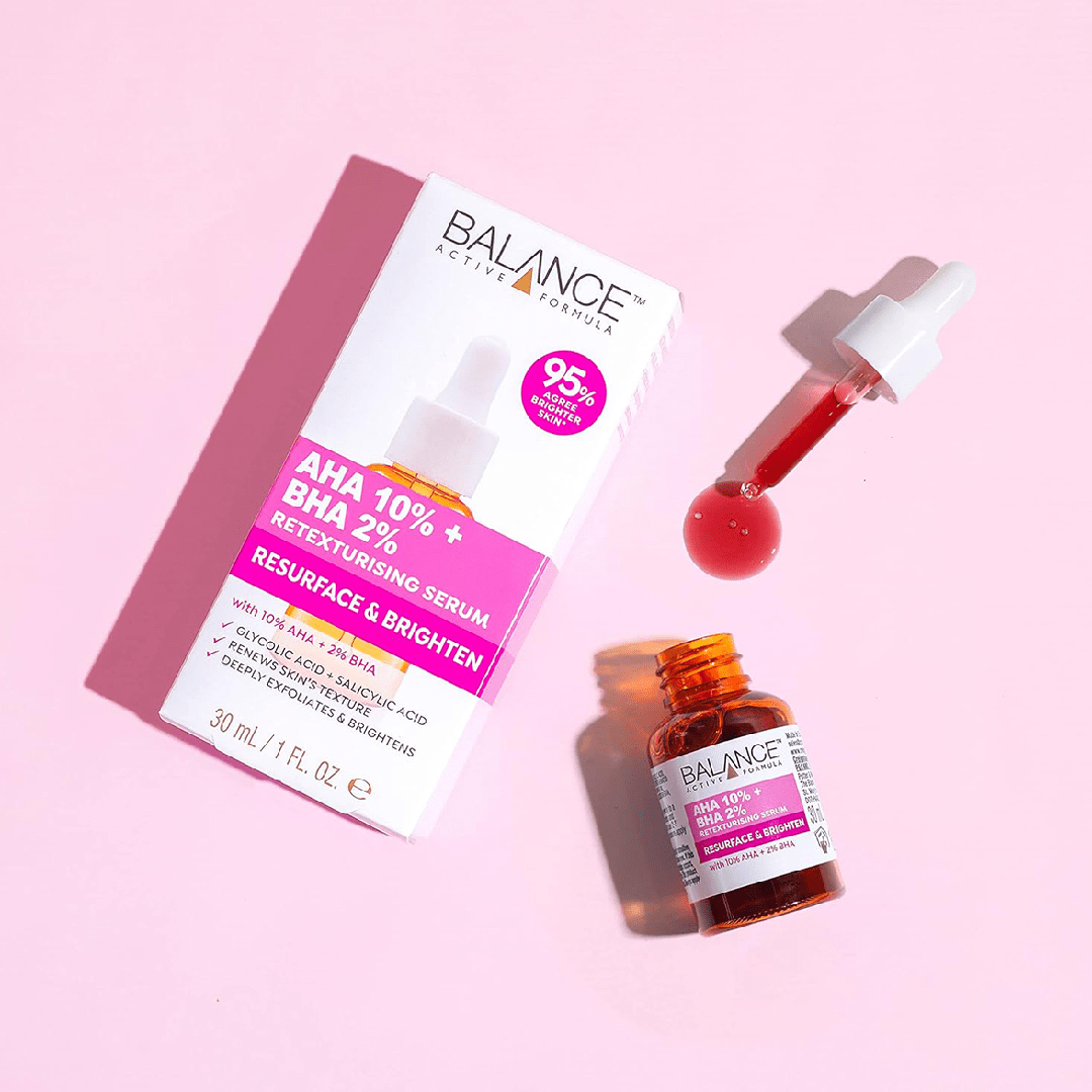Balance AHA 10% + BHA 2% Resurfacing Serum 30ml