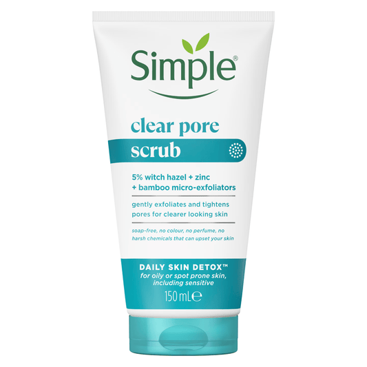 Simple Daily Skin Detox Pore Polishing Face Scrub – 150 ml
