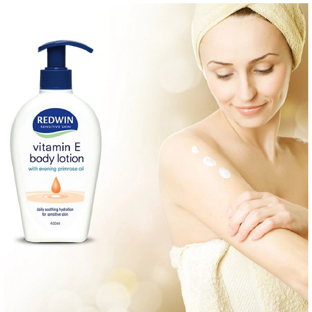 Redwin Body Lotion with Vitamin E & Evening Primrose Oil (400ml)