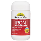 Nature’s Way High Strength Iron 30 Tablets