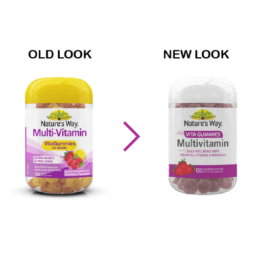 Nature’s Way Vita Gummies Adult Multivitamin – 120 Strawberry Flavoured Pastilles