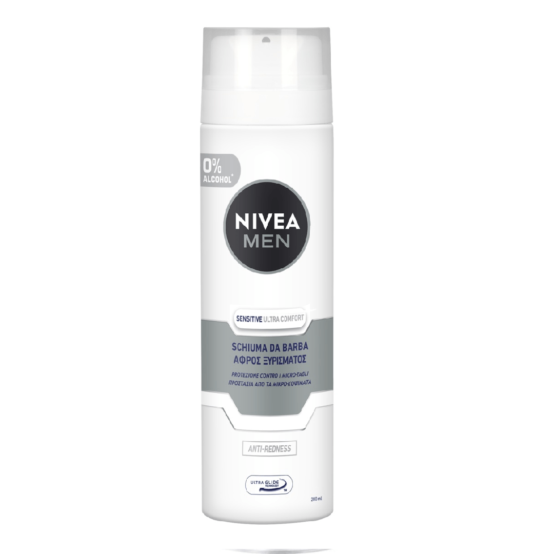 NIVEA Men Sensitive Ultra Comfort Shaving Foam 200ml