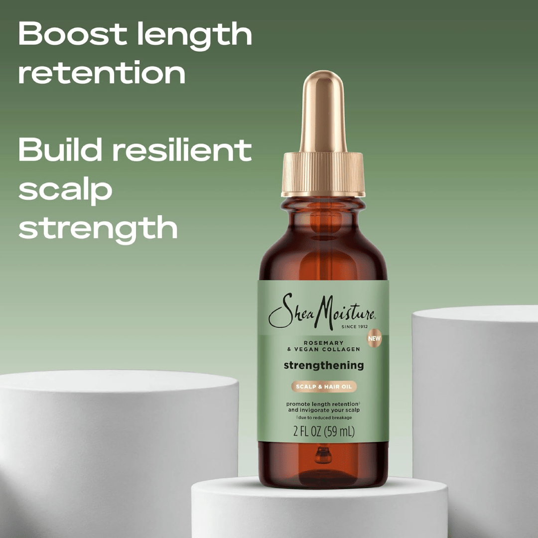 SheaMoisture Rosemary & Vegan Collagen Hair Oil 59ml