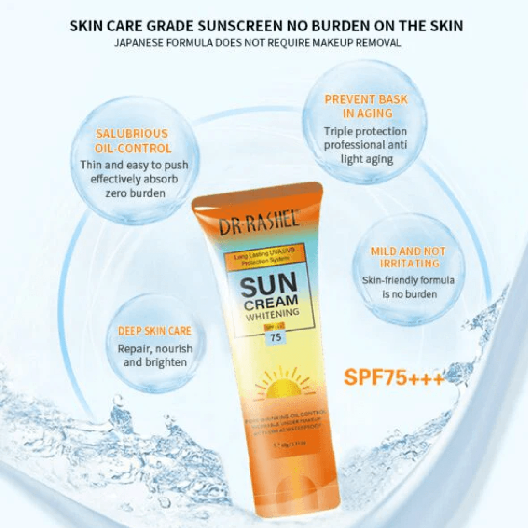 Dr Rashel Sun Cream SPF 75 – 60g