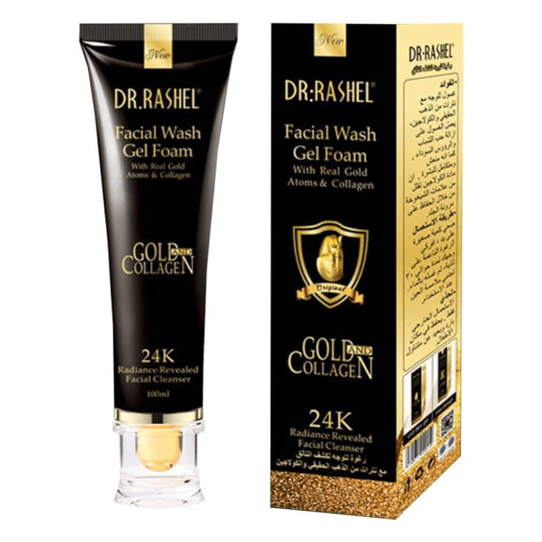 Dr. Rashel 24K Gold Collagen Facial Wash Gel Foam 100ml