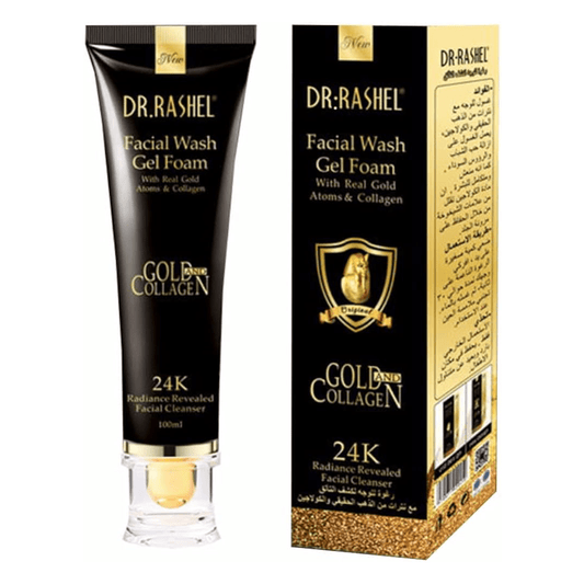 Dr. Rashel 24K Gold Collagen Facial Wash Gel Foam 100ml