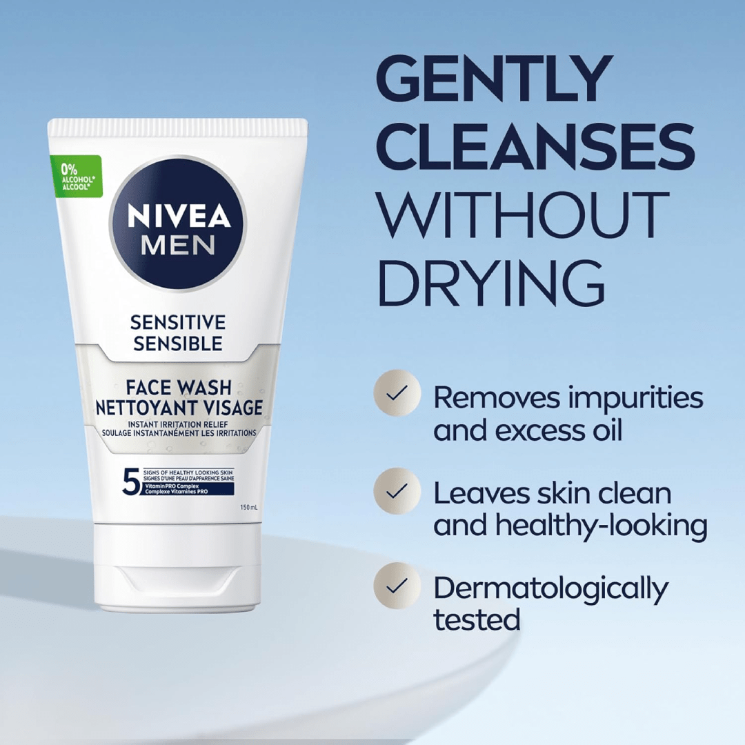 NIVEA Men Sensitive Skin Face Wash 150ml