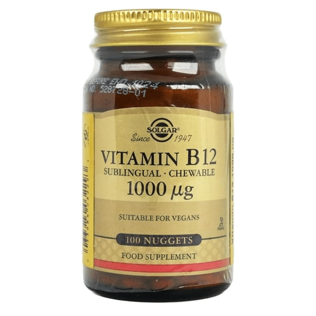 SOLGAR Vitamin B12 1000 mcg – 100 Nuggets