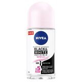 NIVEA Black & White Invisible 48H Water Lily Roll-On 50ml