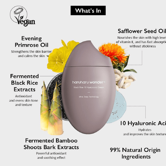 Haruharu Wonder Black Rice 10 Hyaluronic Cream 50ml