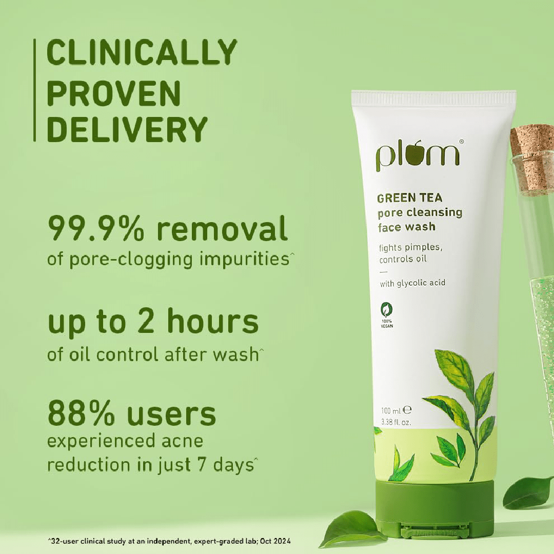 Plum Green Tea Pore Cleansing Face Wash 100ml