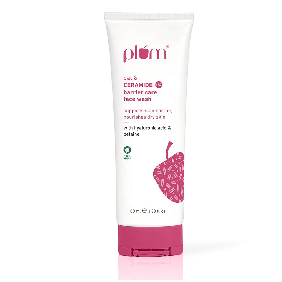 Plum Oat & 1% Ceramide Barrier Care Face Wash – 100ml