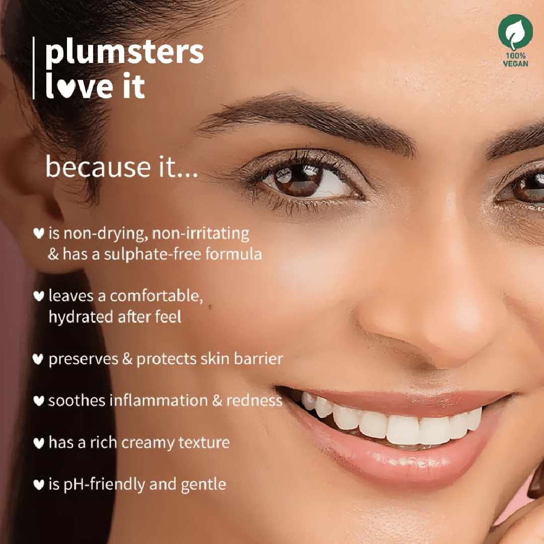 Plum Oat & 1% Ceramide Barrier Care Face Wash – 100ml