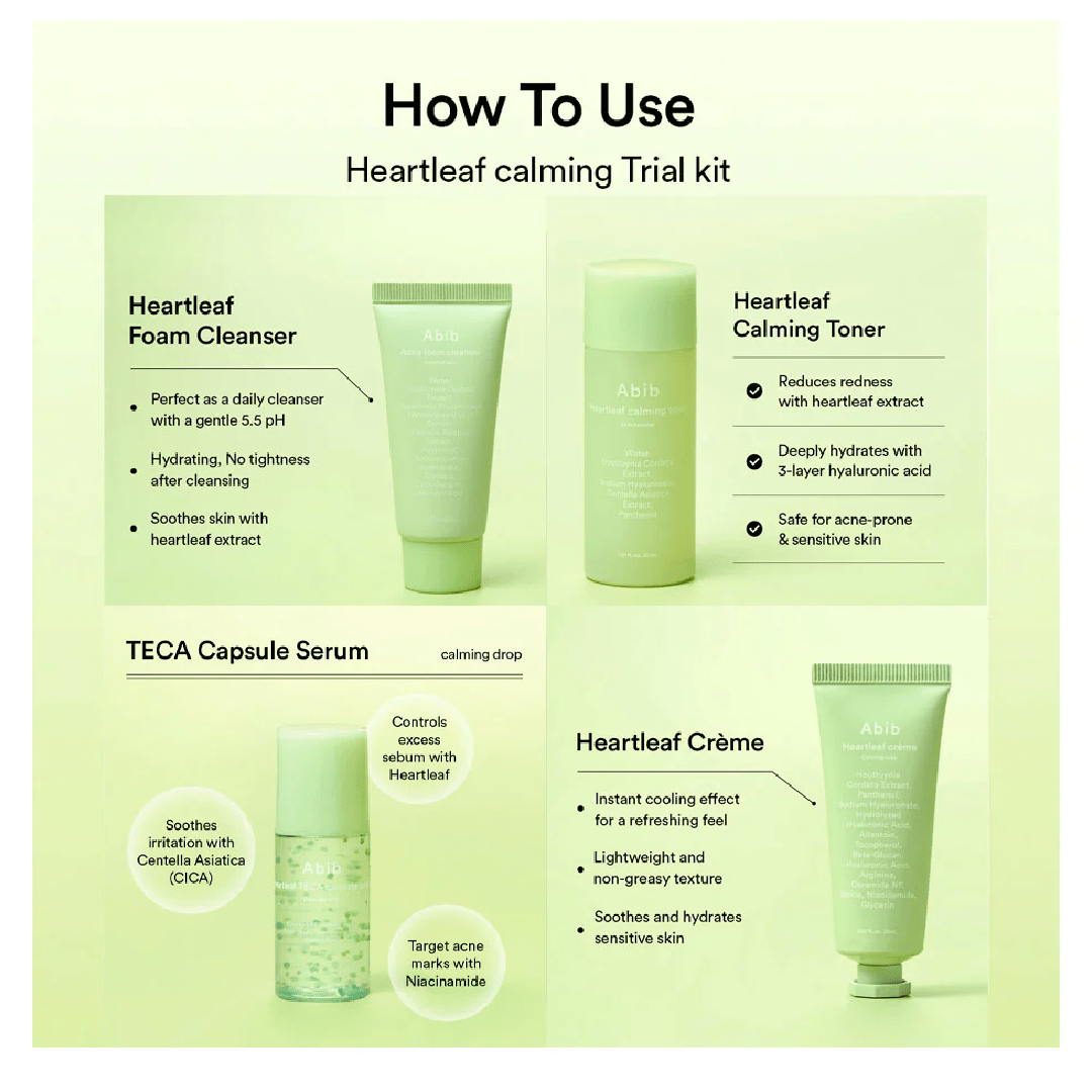 Abib Heartleaf Calming Trial Kit