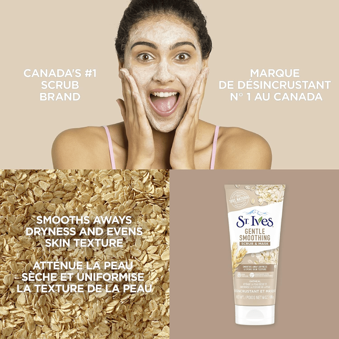 St. Ives Gentle Oatmeal Scrub & Mask 170g