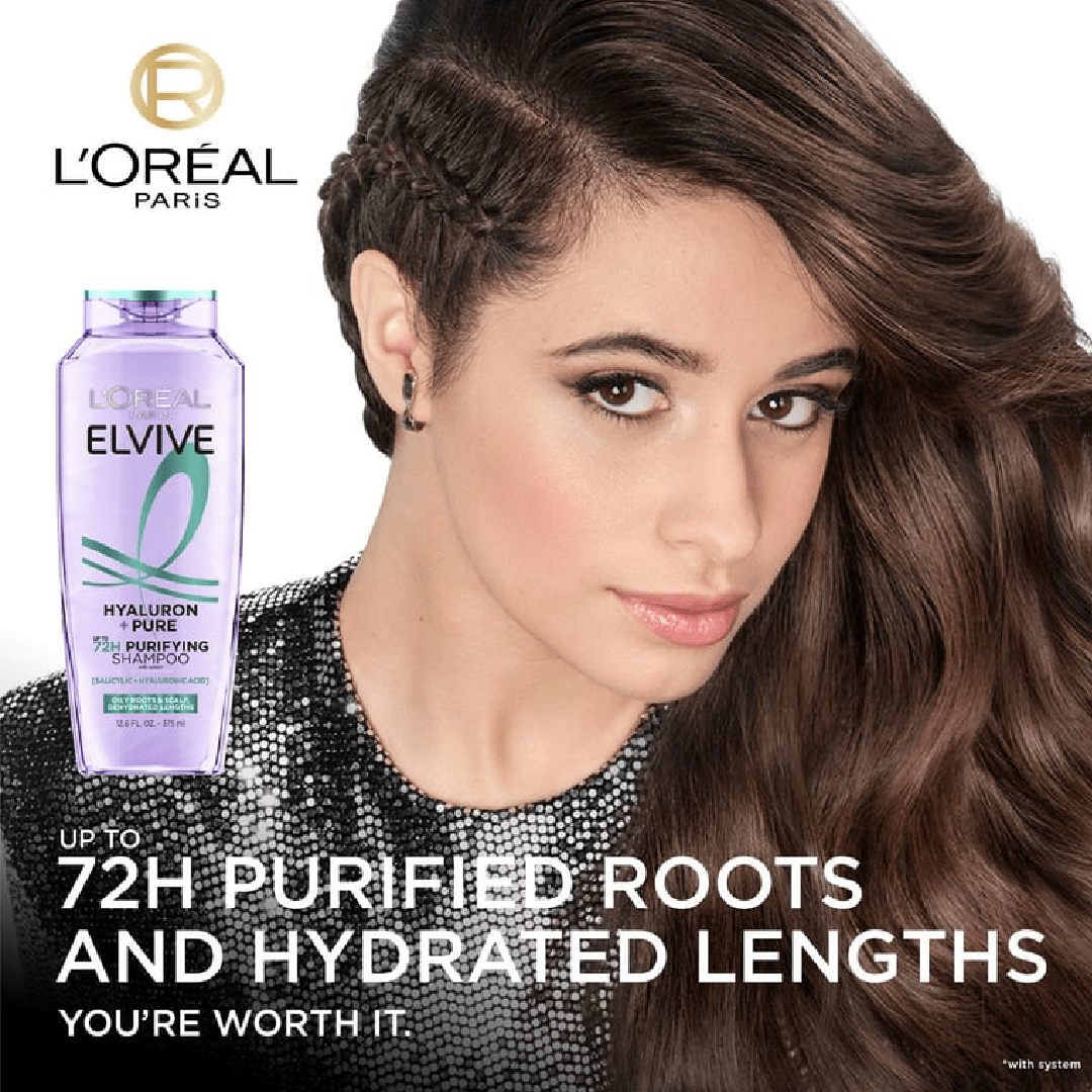 L’Oréal Paris Hyaluron Pure Purifying Shampoo 375ml