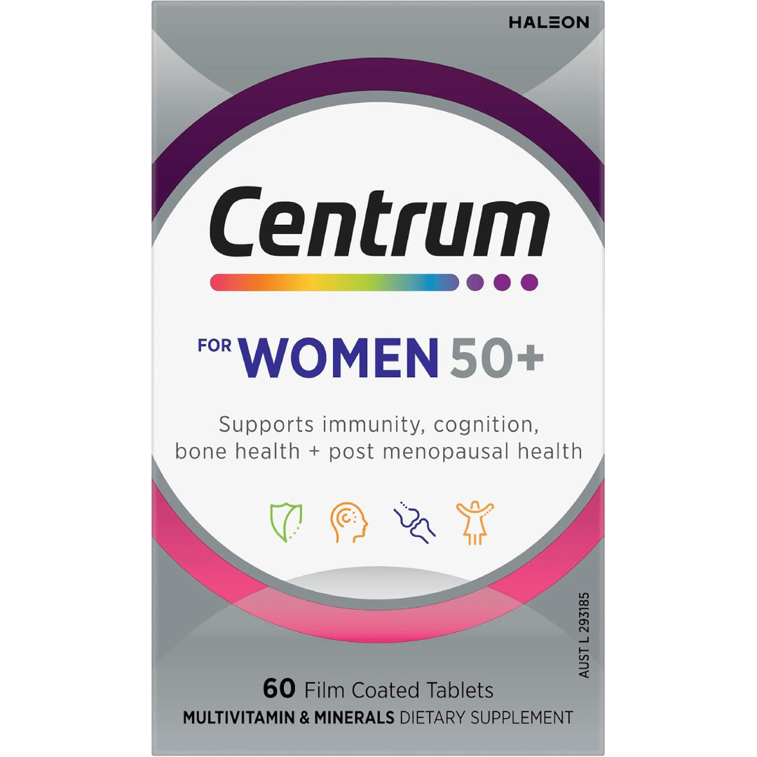 Centrum Women 50+ Multivitamin – 60 Tablets