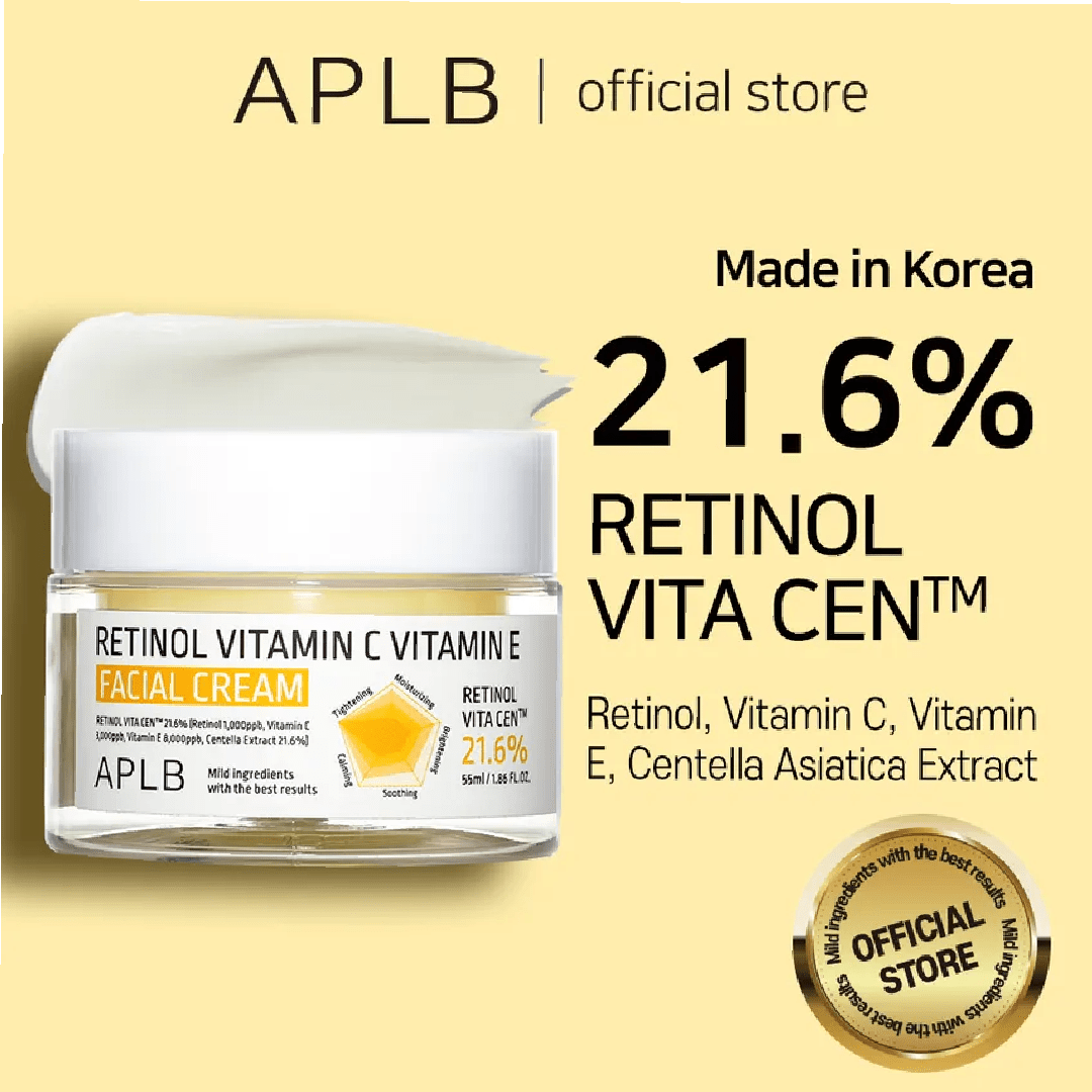 APLB Retinol Vitamin C &amp; E Facial Cream 55ml