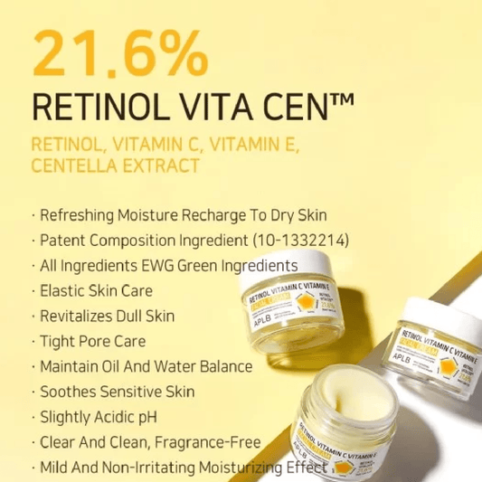 APLB Retinol Vitamin C &amp; E Facial Cream 55ml