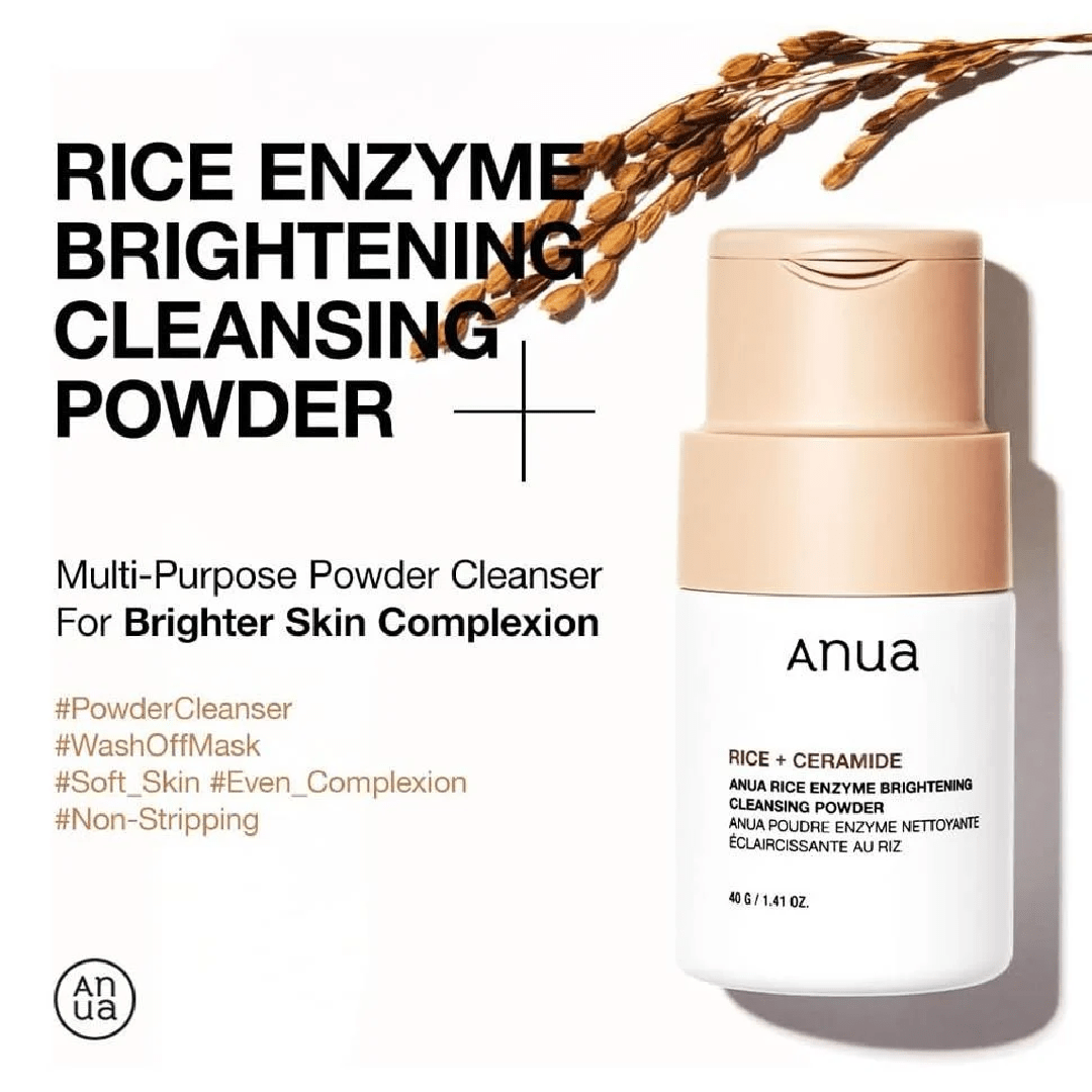 Anua Rice Enzyme Brightening Cleansing Powder 40g