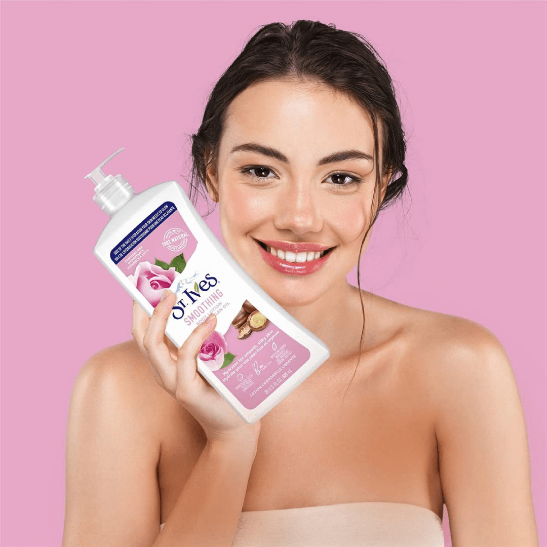 St. Ives Smoothing Rose & Argan Oil Body Lotion 621ml