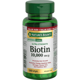 Nature’s Bounty Biotin 10,000 mcg Softgels