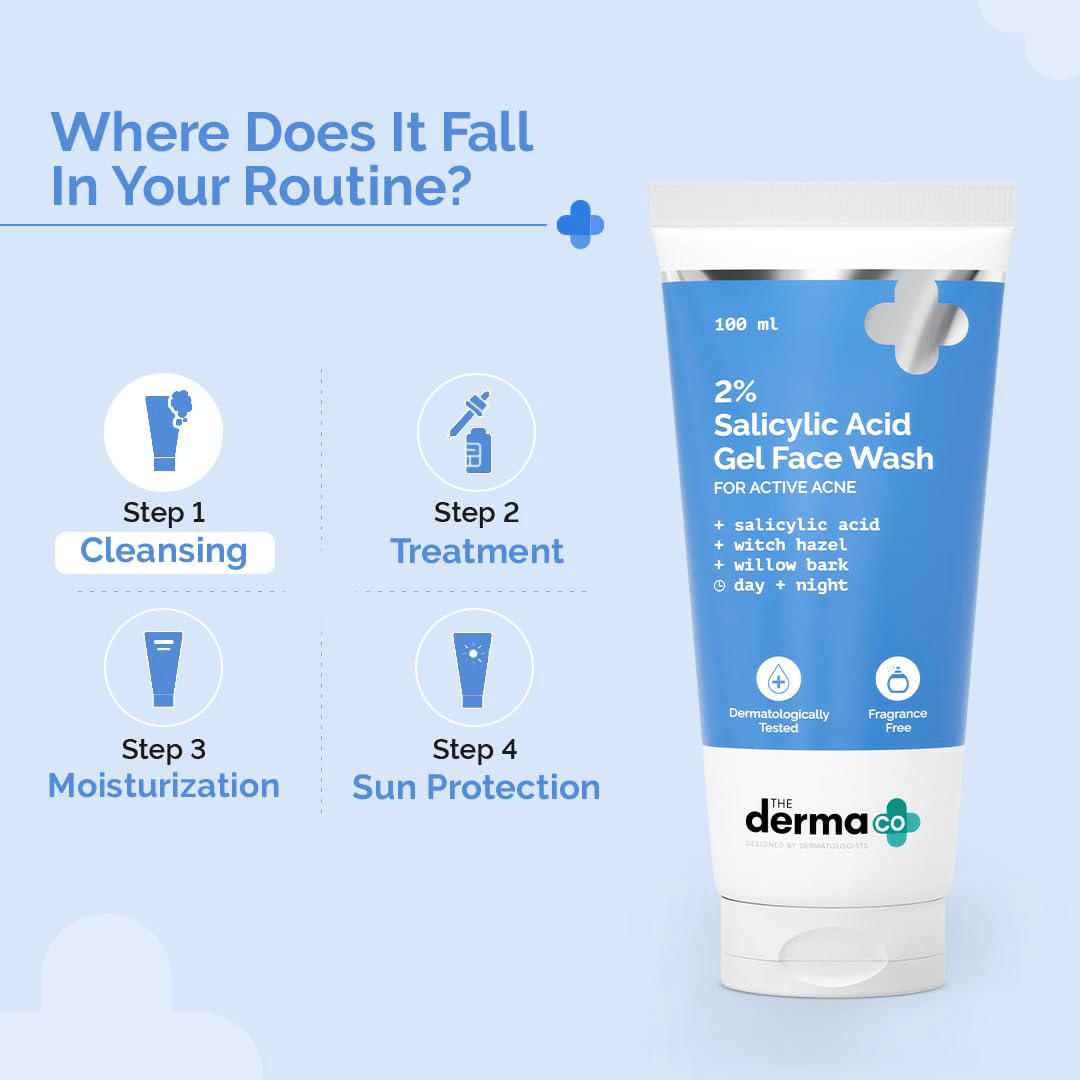 The Derma Co 2% Salicylic Acid Gel Face Wash 100ml