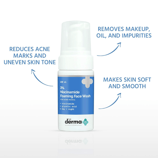 The Derma Co 3% Niacinamide Foaming Face Wash 100ml