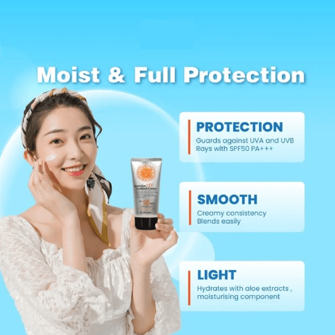 3W Clinic Intensive UV Sunblock Cream SPF50+ PA+++ 70ml