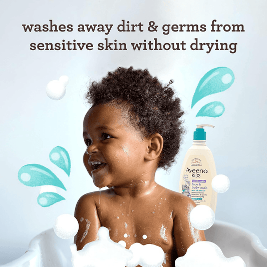 Aveeno Kids Face &amp; Body Wash 532ml