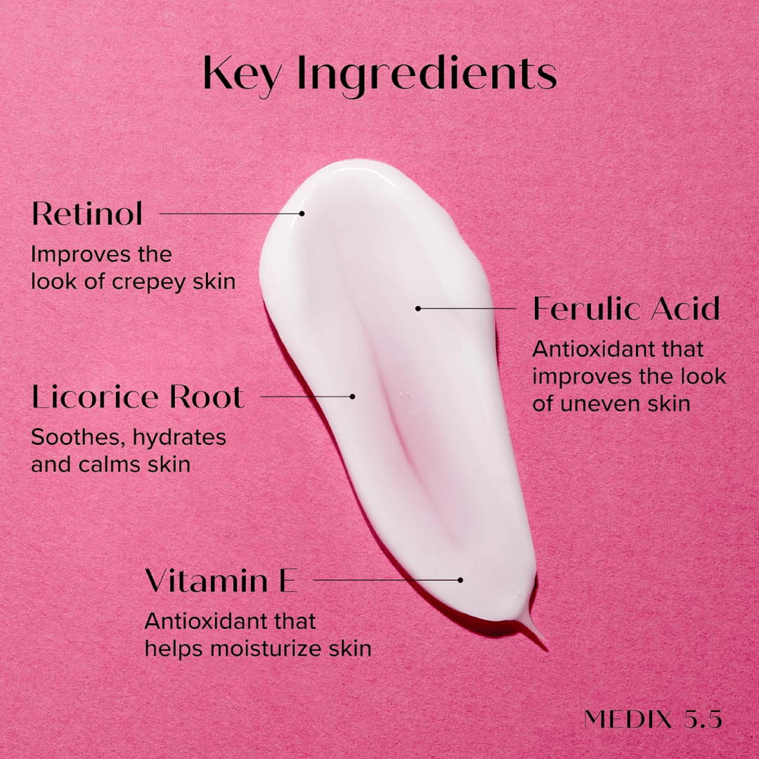 Medix 5.5 Retinol + Ferulic Acid Anti-Aging Body Cream 444ml