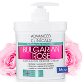 Advanced Clinicals Bulgarian Rose Anti-Aging Rescue Cream 454g