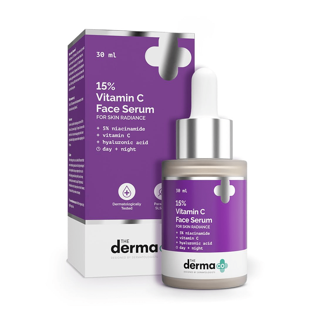The Derma Co 15% Vitamin C Brightening Face Serum 30ml