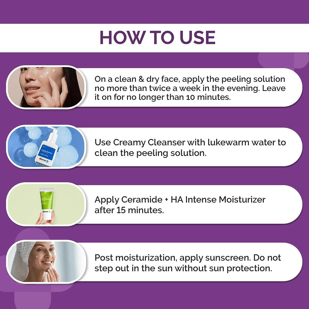 The Derma Co 30% AHA + 2% BHA Peeling Solution 30ml