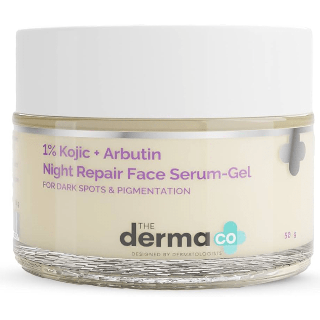 The Derma Co 1% Kojic & Arbutin Night Serum-Gel (50g)