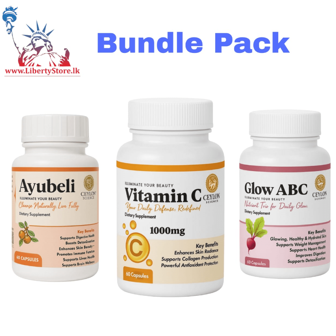 Ceylon Science Wellness Bundle – Ayubeli, Glow ABC &amp; Vitamin C