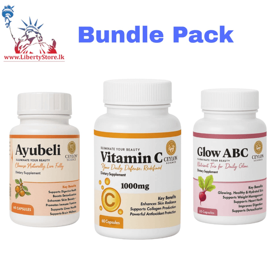 Ceylon Science Wellness Bundle – Ayubeli, Glow ABC &amp; Vitamin C