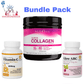 Bundle Pack Neocell Super Collagen 10g 40 Servings , Ceylon Science Vitamin C (60 Capsules) &amp; Glow ABC (60 Capsules)