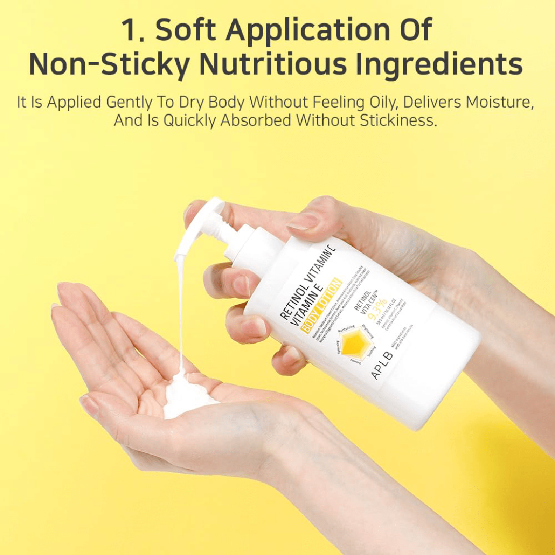 APLB Retinol Vitamin C &amp; Vitamin E Body Lotion 300ml