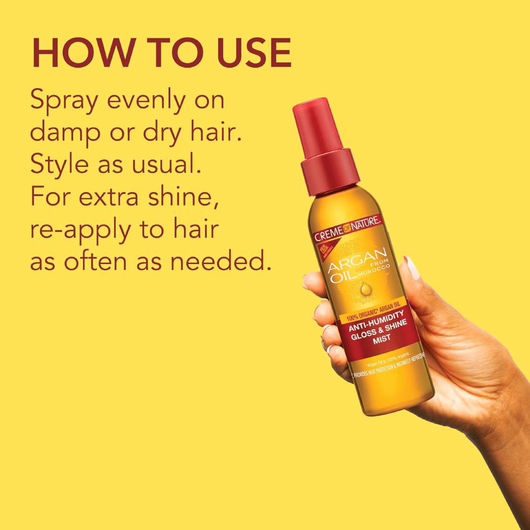 Creme of Nature Argan Oil Anti-Humidity Gloss & Shine Mist 118ml