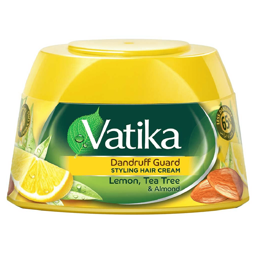 Vatika Dandruff Guard Hair Cream – Lemon, Tea Tree &amp; Almond (140ml)