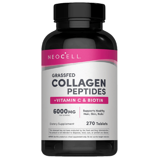 NeoCell Grass-Fed Collagen Peptides + C &amp; Biotin – 270 Tablets