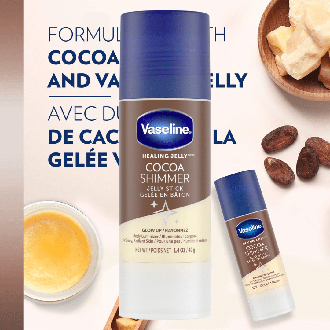 Vaseline Cocoa Shimmer Jelly Stick 40g