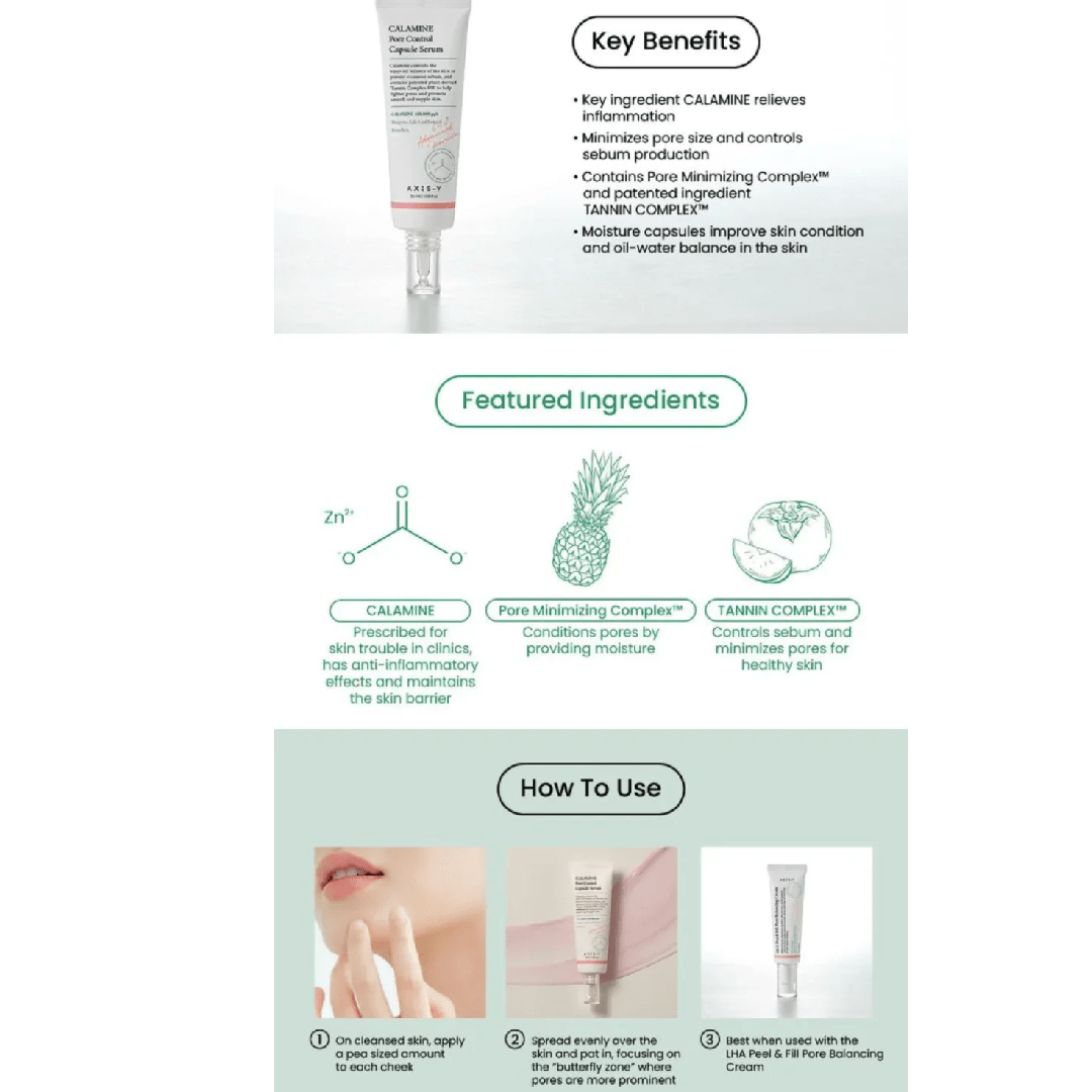 AXIS-Y Calamine Pore Control Serum 50ml