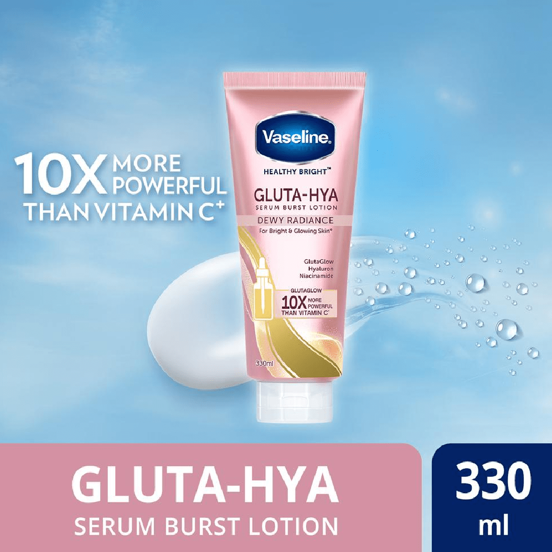 Vaseline Gluta-Hya Dewy Radiance Serum Burst Lotion 300ml
